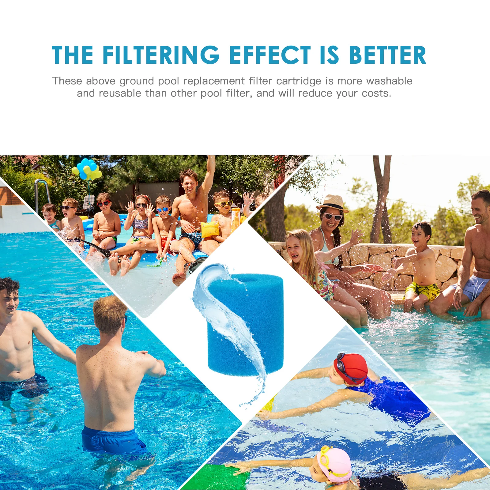 2pcs Heavy Duty Filter Sponge for Replacement Washable Reusable Swimming Tank Bathroom Filtration Cleaning Accessories
2pcs Heavy Duty Filter Sponge for Replacement Washable Reusable Swimming Tank Bathroom Filtration Cleaning Accessories
