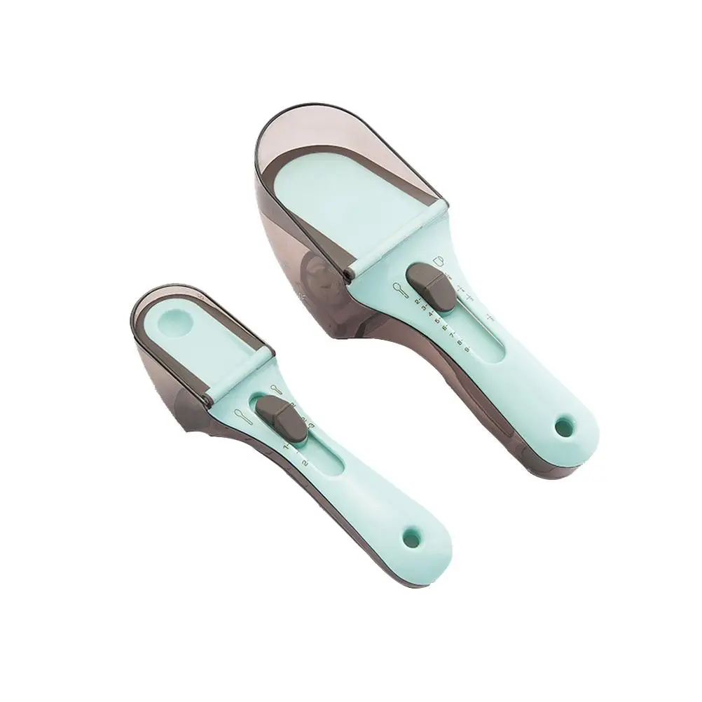2 Pcs Measuring Spoon Set Baking Gadgets Kitchen Cups Spoons Adjustable Spoons. Tool Plastic with Slider Scoops
2 Pcs Measuring Spoon Set Baking Gadgets Kitchen Cups Spoons Adjustable Spoons. Tool Plastic with Slider Scoops