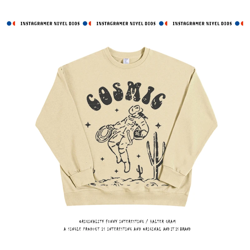 Oversize round Ne Sweatirt Western Cowboy Pattern ex Autumn Winter Casual Faionable Student Couple Youth Clothing
Oversize round Ne Sweatirt Western Cowboy Pattern ex Autumn Winter Casual Faionable Student Couple Youth Clothing