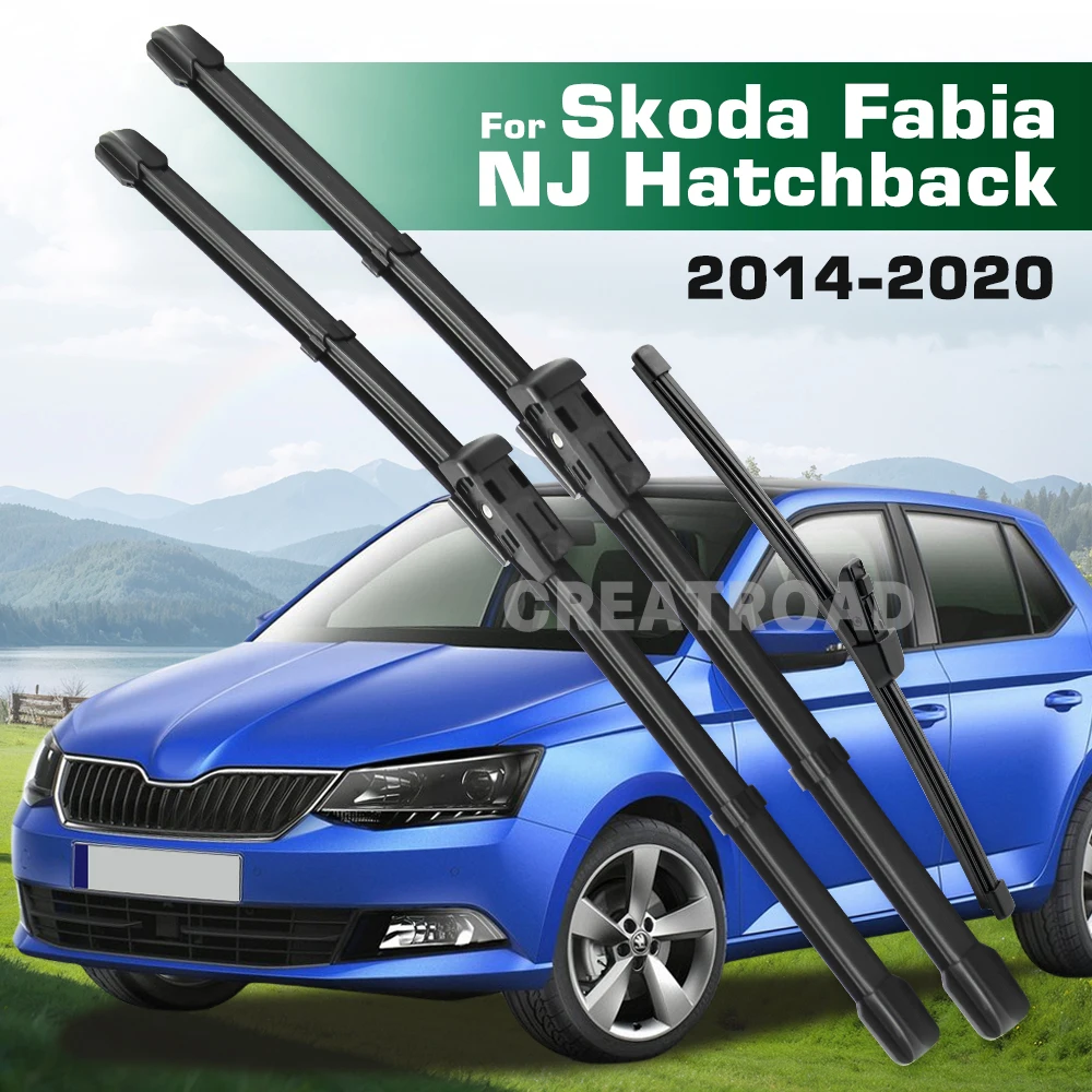 GREATROAD Стеклоочиститель с левым и правым рулем, комплект передних и задних щеток стеклоочистителя для Skoda Fabia NJ Hatchback 2014-2020, лобовое стекло, окно
GREATROAD Стеклоочиститель с левым и правым рулем, комплект передних и задних щеток стеклоочистителя для Skoda Fabia NJ Hatchback 2014-2020, лобовое стекло, окно