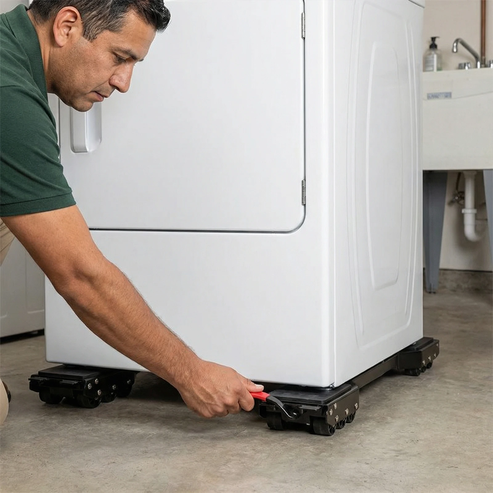 Комплект из 2 мобильных выдвижных тележек на колесах, регулируемые 21-28 дюймов, грузоподъемность 700 фунтов, для перемещения сушилок, холодильников, посудомоечных машин
Комплект из 2 мобильных выдвижных тележек на колесах, регулируемые 21-28 дюймов, грузоподъемность 700 фунтов, для перемещения сушилок, холодильников, посудомоечных машин