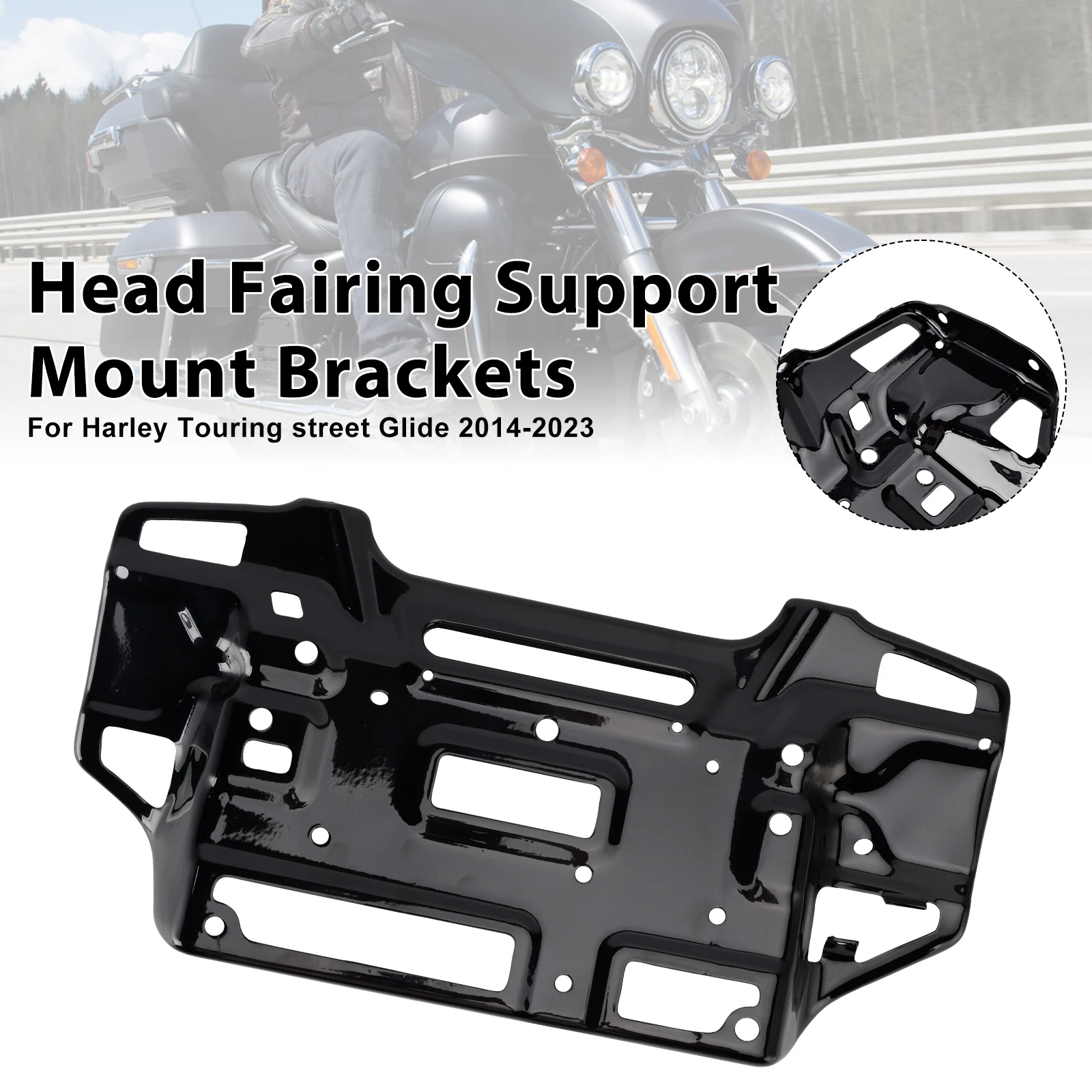Topteng 57000186 Head Fairing Mount Brackets For Touring street Glide 2014-2023
Topteng 57000186 Head Fairing Mount Brackets For Touring street Glide 2014-2023