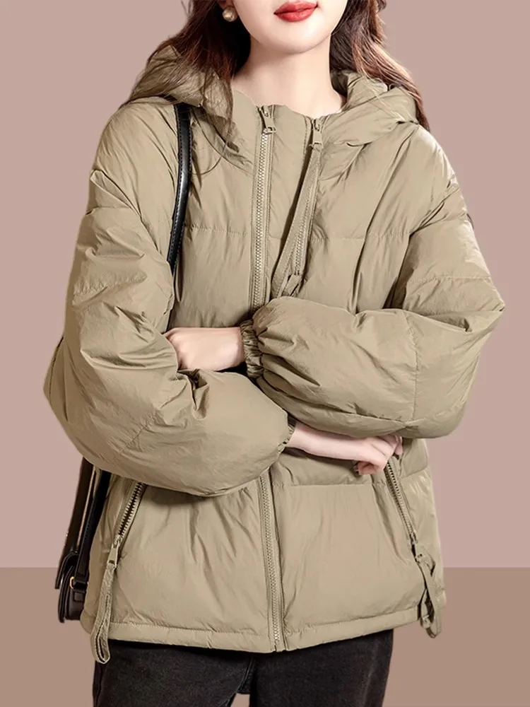 Женская зимняя хлопковая куртка: легкая, свободная, модная, теплая, короткая верхняя одежда в корейском стиле, утепленная, с длинными рукавами, для повседневной носки
Женская зимняя хлопковая куртка: легкая, свободная, модная, теплая, короткая верхняя одежда в корейском стиле, утепленная, с длинными рукавами, для повседневной носки