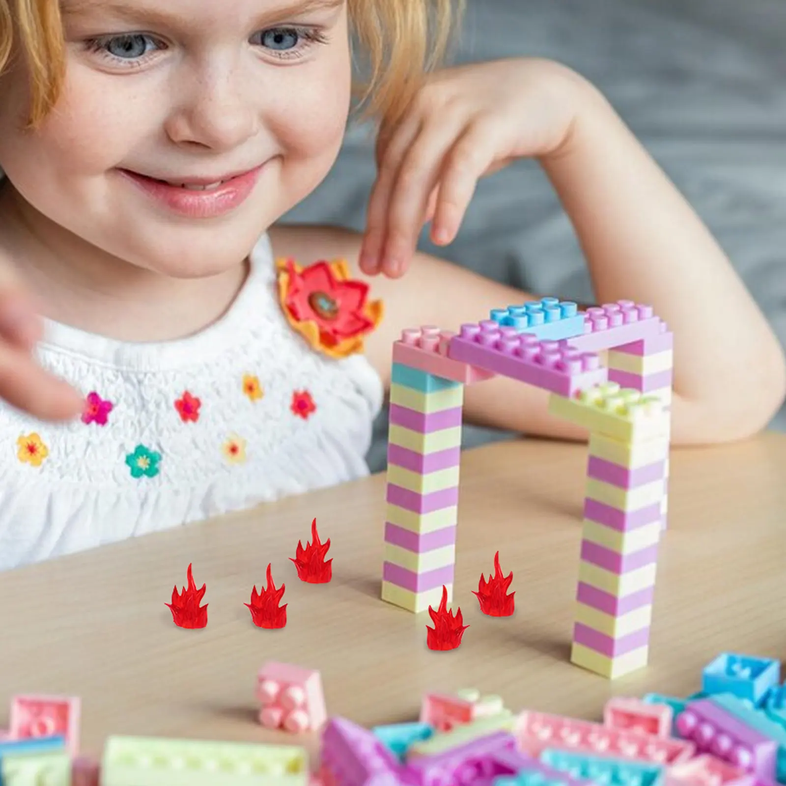 6Pcs Mini Flame Accessories Kids Creative Building Sets Fire Effects Educational Fire Play Miniature Flames Halloween
6Pcs Mini Flame Accessories Kids Creative Building Sets Fire Effects Educational Fire Play Miniature Flames Halloween