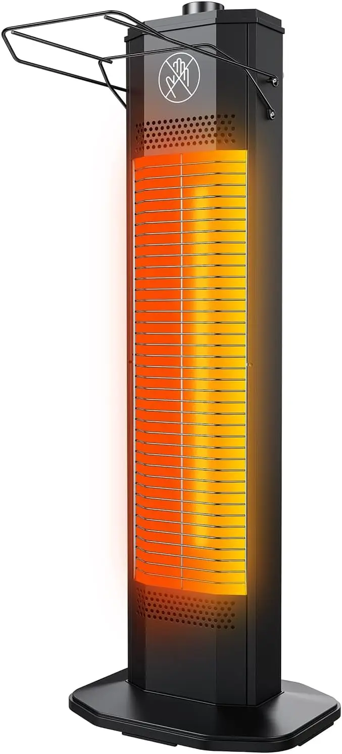 27-Inch Infrared Tower Heater, 1200W Instant Heating, IPX5 Waterproof, Tip-Over & Overheat Protection for Indoor Outdoor Use
27-Inch Infrared Tower Heater, 1200W Instant Heating, IPX5 Waterproof, Tip-Over & Overheat Protection for Indoor Outdoor Use