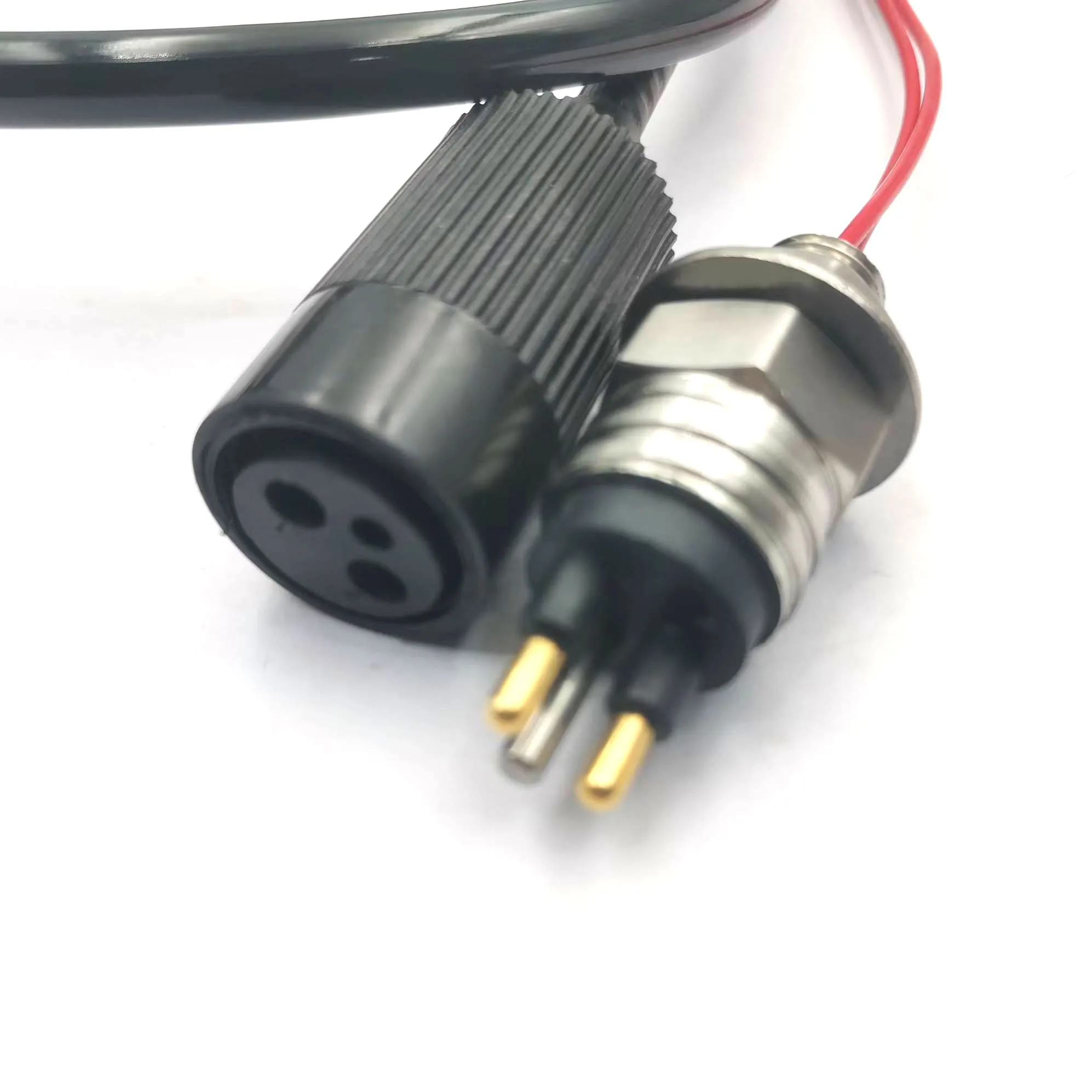 Miniature circular 2-contact underwater connector MCBH2MSS pressure resistant 10000PSI ROV cable plug
Miniature circular 2-contact underwater connector MCBH2MSS pressure resistant 10000PSI ROV cable plug