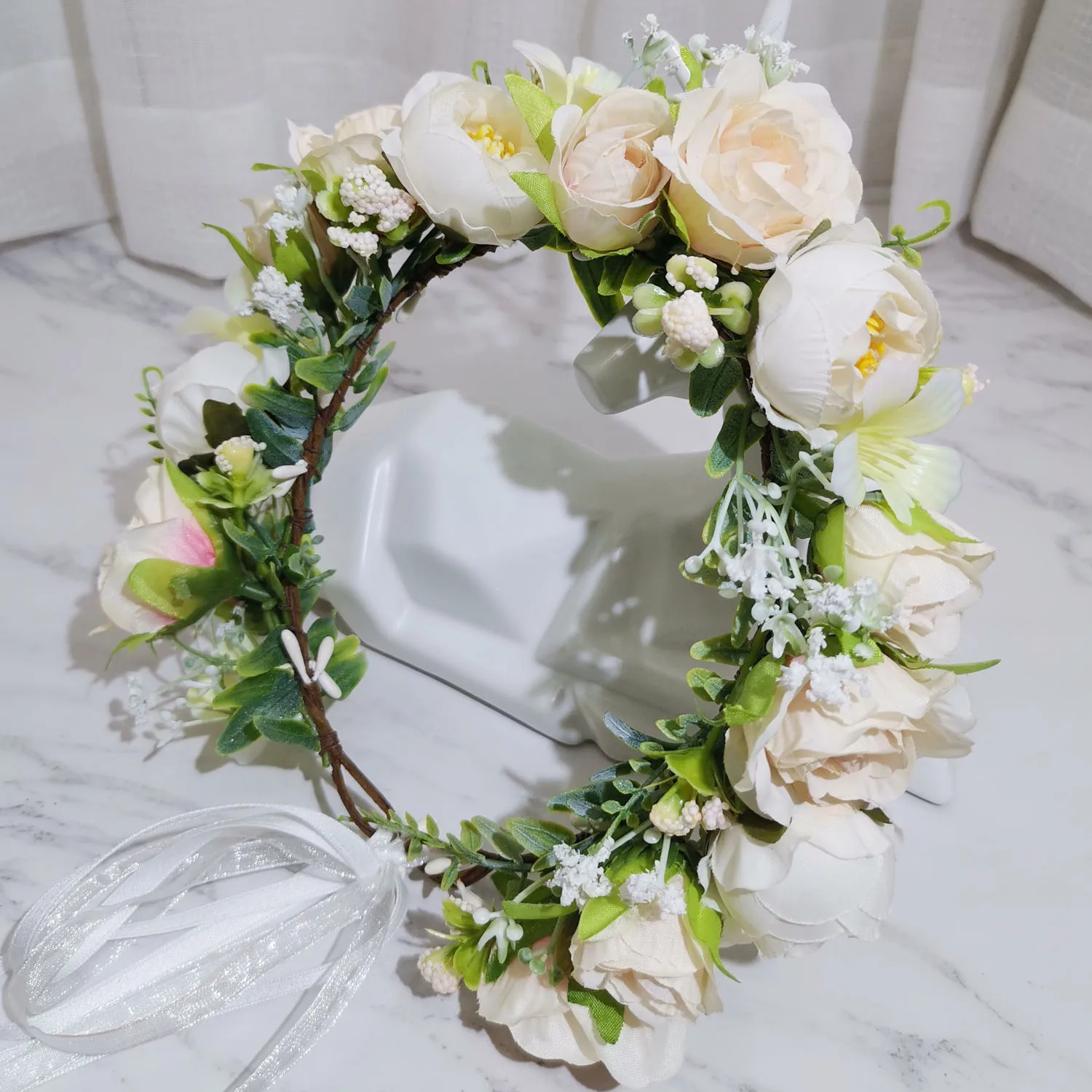 6 pcs Rose Flower Crown Girls' Dress Hair Accessories Wedding Bridal Headband Ornament Kids Children Floral Garlands
6 pcs Rose Flower Crown Girls' Dress Hair Accessories Wedding Bridal Headband Ornament Kids Children Floral Garlands