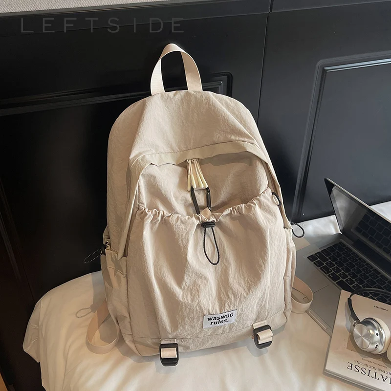 LEFTSIDE Women's Cloth Big Soft Backpacks 2025 Summer Design Backpack for Teens Girls School Bag Simple Travel Back Pack
LEFTSIDE Women's Cloth Big Soft Backpacks 2025 Summer Design Backpack for Teens Girls School Bag Simple Travel Back Pack