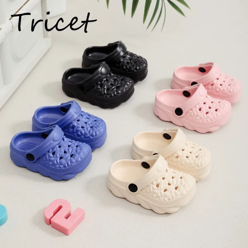 Summer Solid EVA Children Slippers Geometric Waterproof Baby Girls Boys Beach Shoes Soft Anti Slip Toddler Kids Clogs Shoes
Summer Solid EVA Children Slippers Geometric Waterproof Baby Girls Boys Beach Shoes Soft Anti Slip Toddler Kids Clogs Shoes