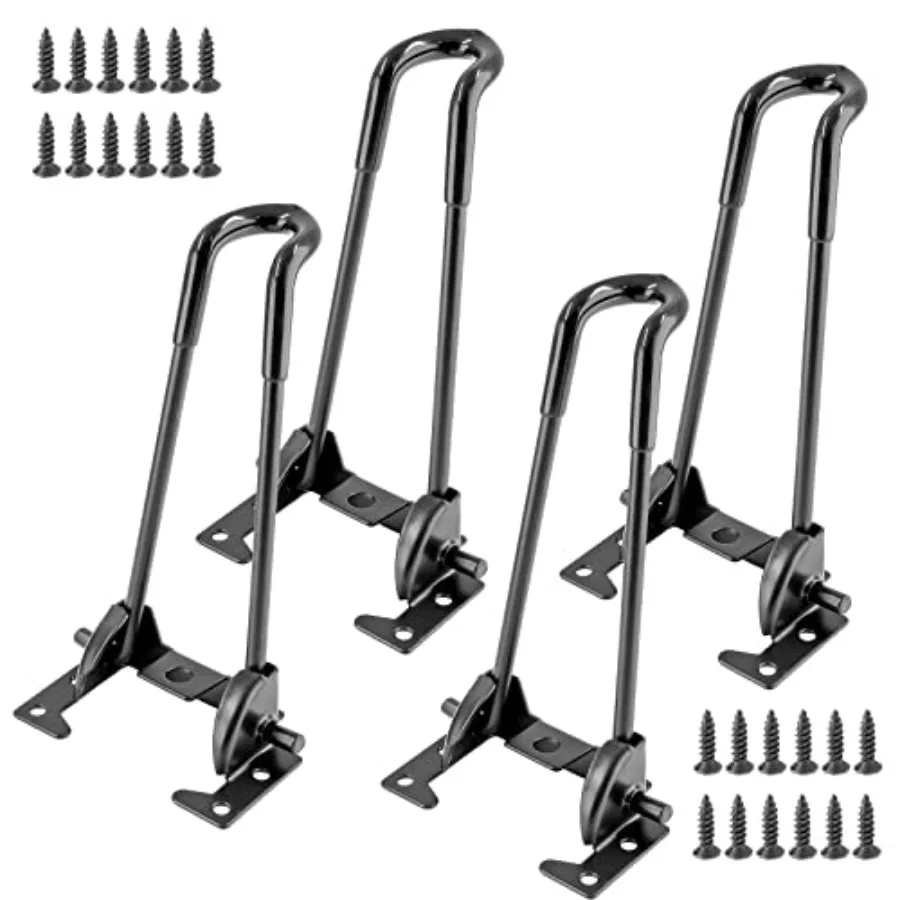 4Pcs Folding Hairpin Legs, 10 Inch Foldable Coffee Table Legs, Heavy Duty Easy Install Furniture Black Legs for Desk Bench Chai
4Pcs Folding Hairpin Legs, 10 Inch Foldable Coffee Table Legs, Heavy Duty Easy Install Furniture Black Legs for Desk Bench Chai