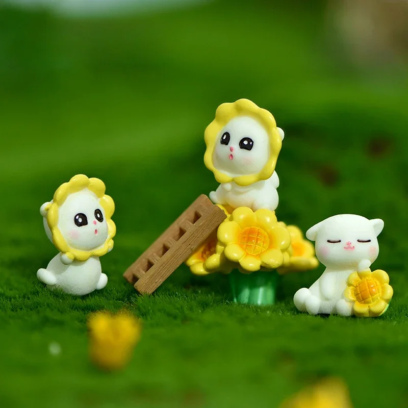 Sunflower Kitten Cute Cats Mini DIY Desktop Accessories Cartoon Small Animal Resin Crafts Succulent Bonsai Decoration 2025 New
Sunflower Kitten Cute Cats Mini DIY Desktop Accessories Cartoon Small Animal Resin Crafts Succulent Bonsai Decoration 2025 New