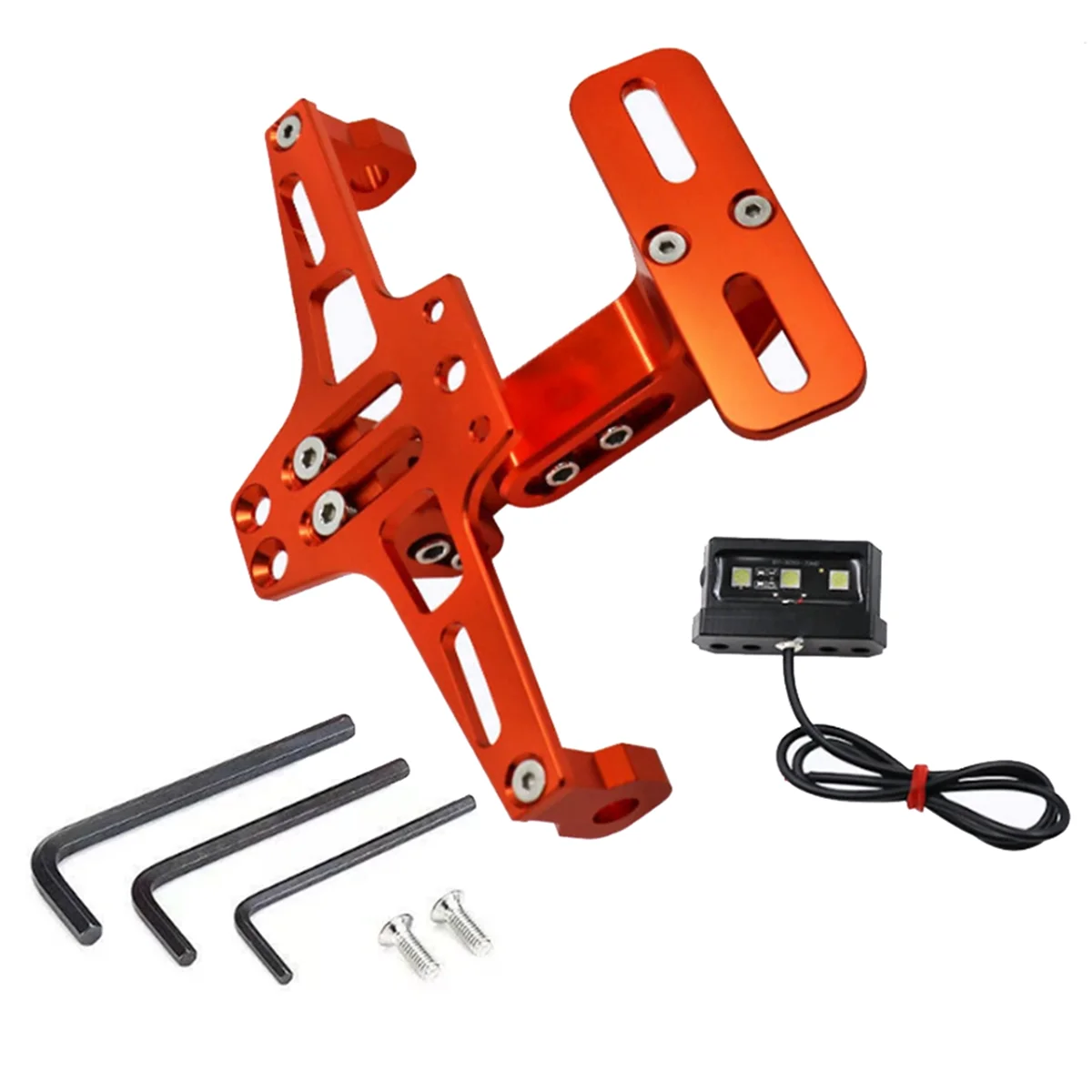 Motorcycle Rear License Plate Holder with LED Light Universal Number Plate Bracket for Yamaha MT07 MT09 Kawasaki Z750 -N25R
Motorcycle Rear License Plate Holder with LED Light Universal Number Plate Bracket for Yamaha MT07 MT09 Kawasaki Z750 -N25R