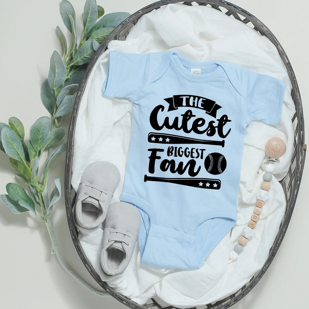 Cutest Baseball Fan Baby Bodysuit Boys Girls Funny Clothes Infant Short Sleeve Jumpsuit Newbron Shower Gift Baby Bodtsuits
Cutest Baseball Fan Baby Bodysuit Boys Girls Funny Clothes Infant Short Sleeve Jumpsuit Newbron Shower Gift Baby Bodtsuits