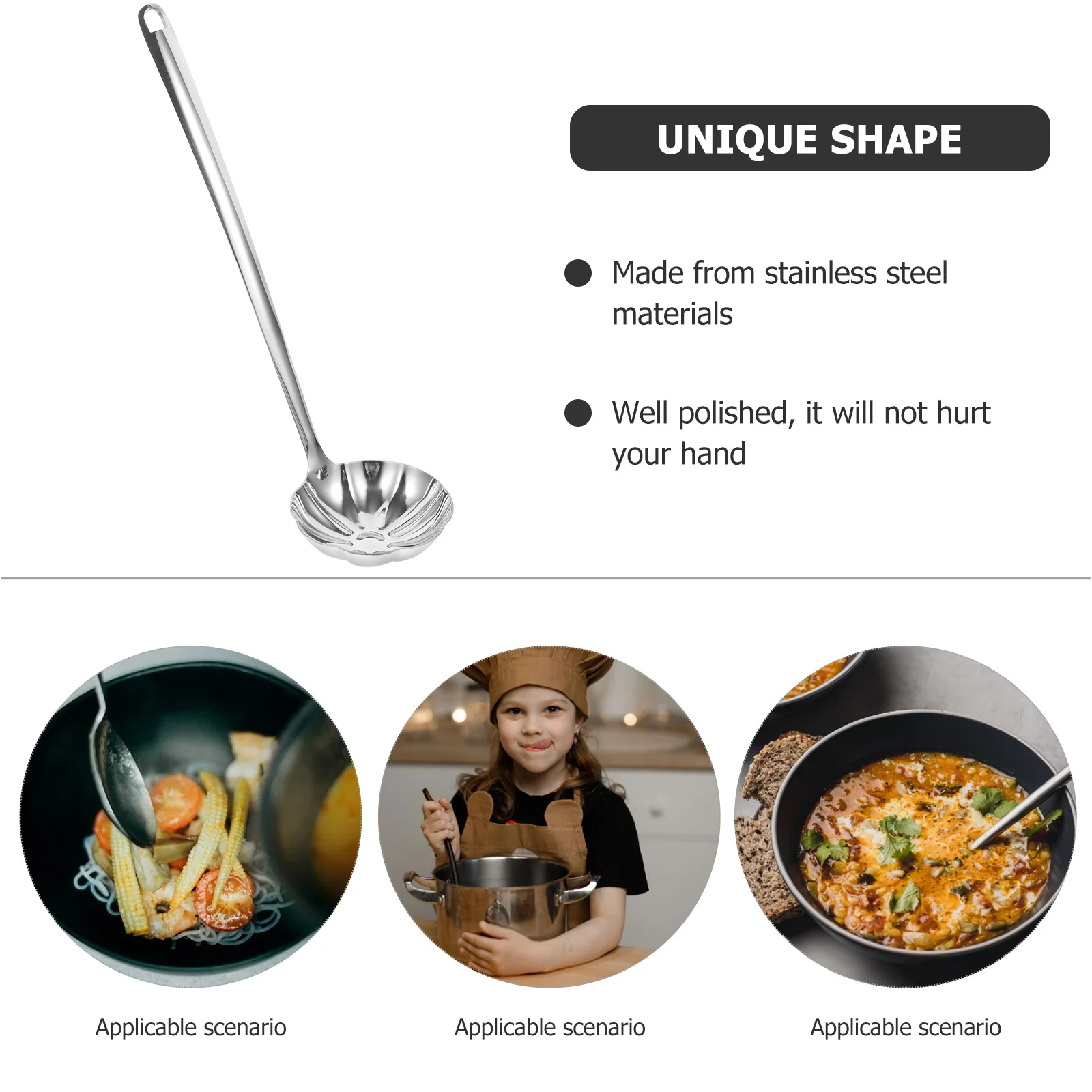 Stainless Steel Oil Separator Spoon for Hot Pot Kitchen Accessory Unique Design Easy Clean Decorative Practical Soup
Stainless Steel Oil Separator Spoon for Hot Pot Kitchen Accessory Unique Design Easy Clean Decorative Practical Soup