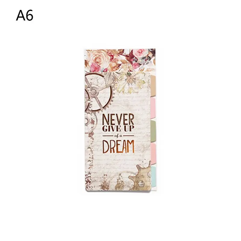 1Set Creative A5 A6 Loose Leaf Notebook Divider 6 Hole Index Separator Diary Paper Planner Binders Students Staionery
1Set Creative A5 A6 Loose Leaf Notebook Divider 6 Hole Index Separator Diary Paper Planner Binders Students Staionery