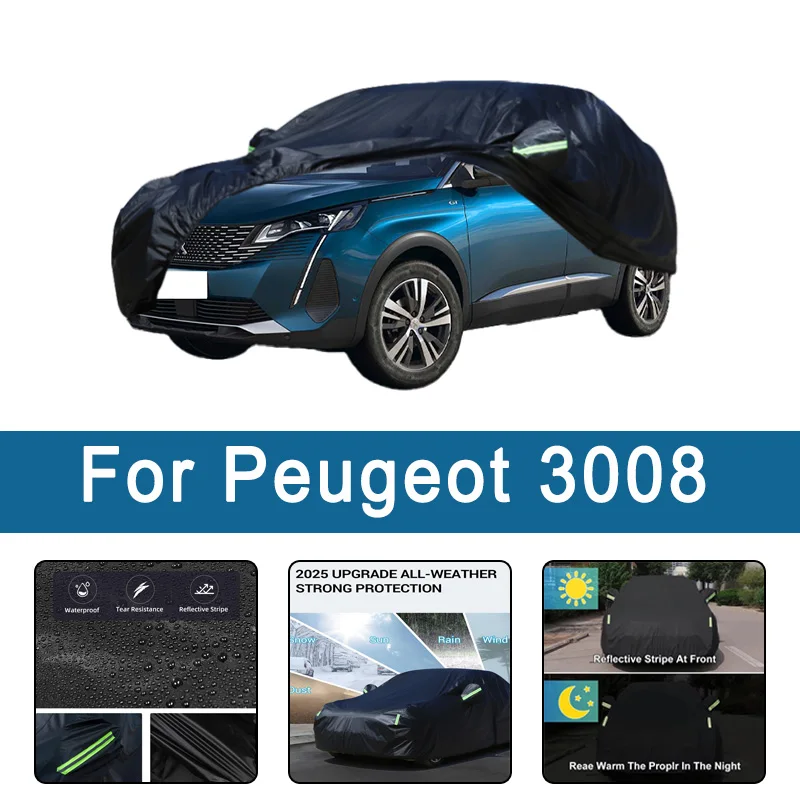 Всепогодные автомобильные чехлы для Peugeot 3008, 6 в 1, водонепроницаемые, пылезащитные, УФ-защитные, снежные, устойчивые к царапинам, защита
Всепогодные автомобильные чехлы для Peugeot 3008, 6 в 1, водонепроницаемые, пылезащитные, УФ-защитные, снежные, устойчивые к царапинам, защита