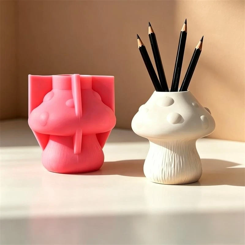 Mushroom Shape Dried Flowers Vase Plaster Ornament Silicone Mold Cement Pen Holder Gypsum Flower Vase Home Decoration Mould
Mushroom Shape Dried Flowers Vase Plaster Ornament Silicone Mold Cement Pen Holder Gypsum Flower Vase Home Decoration Mould