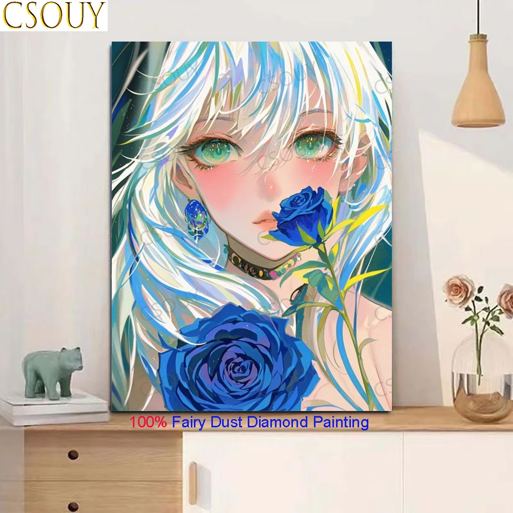 100% Fairy Dust Diamond Painting Blue Scenery Kit Square Drill Crystal Cross Stitch Embroidery Mosaic Needlework Rhinestons Home
100% Fairy Dust Diamond Painting Blue Scenery Kit Square Drill Crystal Cross Stitch Embroidery Mosaic Needlework Rhinestons Home