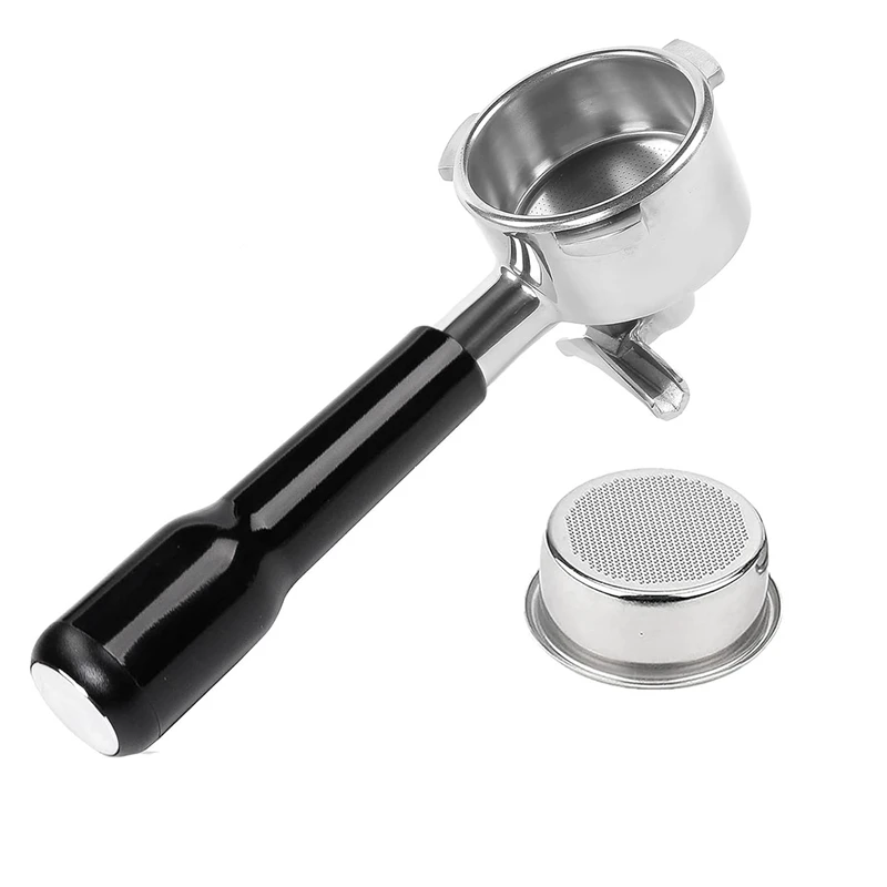 54MM Bottomless Stainless Steel Professional Espresso Coffee Portafilter With Single And Dual Cups Filter Basket Durable
54MM Bottomless Stainless Steel Professional Espresso Coffee Portafilter With Single And Dual Cups Filter Basket Durable