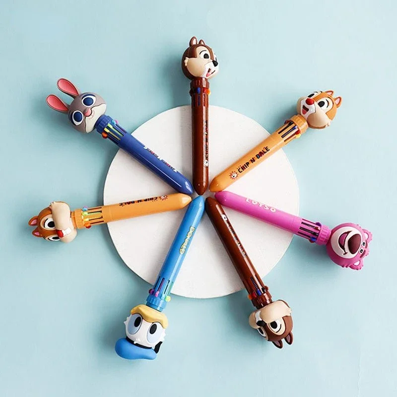 Disney Ballpoint Pen Ten-color Cartoon Cute Doll Students and Children Multi-color Push-button 0.5 Ballpoint Pen Birthday Gift
Disney Ballpoint Pen Ten-color Cartoon Cute Doll Students and Children Multi-color Push-button 0.5 Ballpoint Pen Birthday Gift