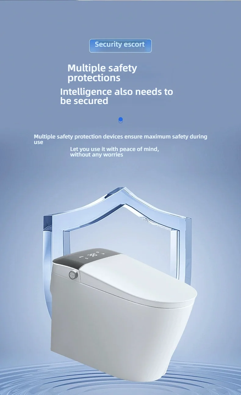 High Quality Water Closet Toilet Fully Automatic Smart Bidet Toilet with Remote Control
High Quality Water Closet Toilet Fully Automatic Smart Bidet Toilet with Remote Control