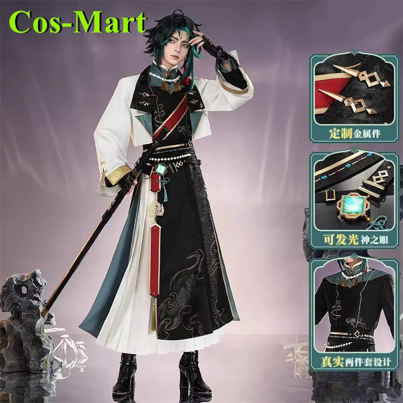 Косплей-костюм Cos-Mart Genshin Impact Xiao, игровой Настольный костюм NiuSkin, мужская одежда
Косплей-костюм Cos-Mart Genshin Impact Xiao, игровой Настольный костюм NiuSkin, мужская одежда