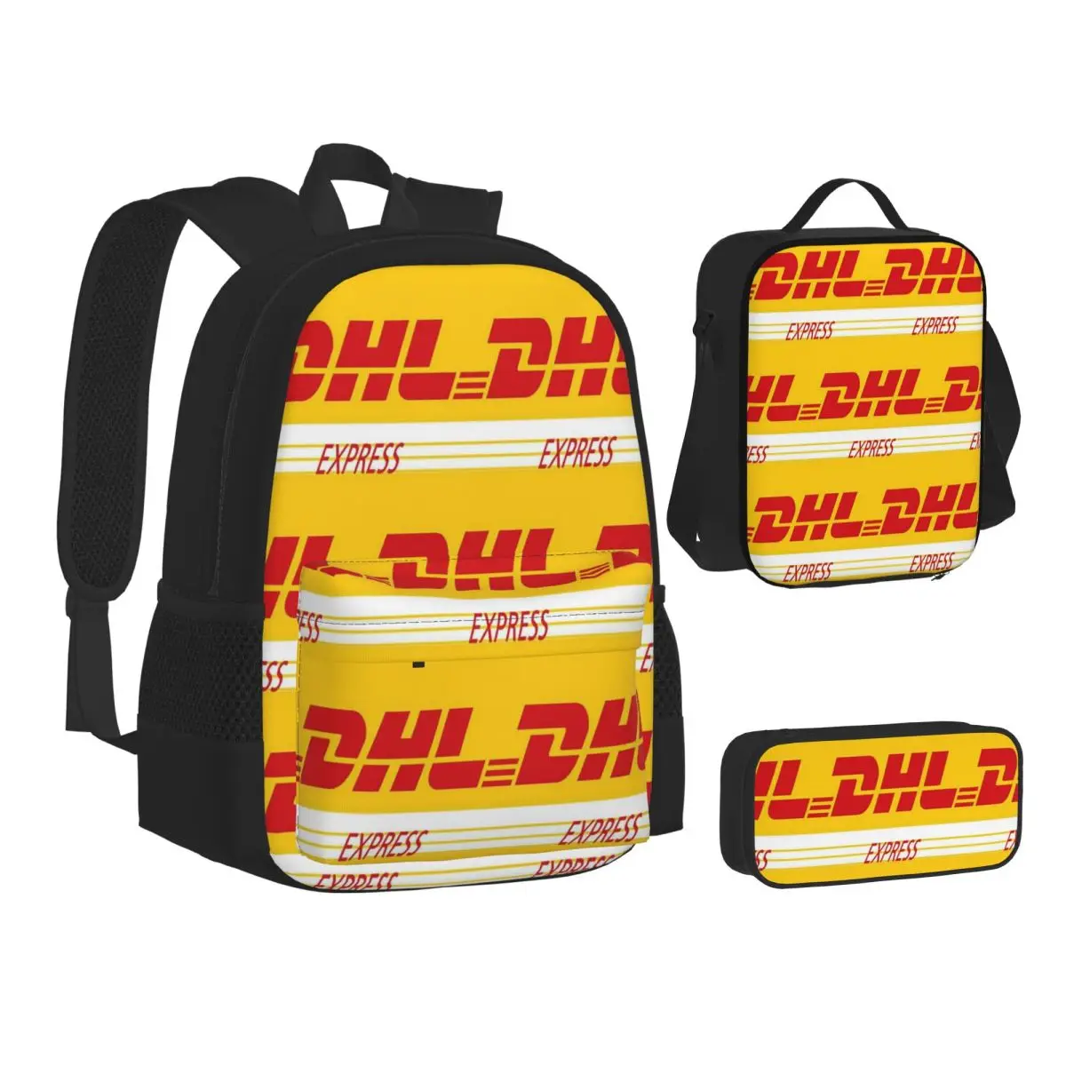 Global Express DHL Backpacks Boys Girls Bookbag School Bags Children Rucksack Lunch Bag Pen Bag Three-Piece Set
Global Express DHL Backpacks Boys Girls Bookbag School Bags Children Rucksack Lunch Bag Pen Bag Three-Piece Set