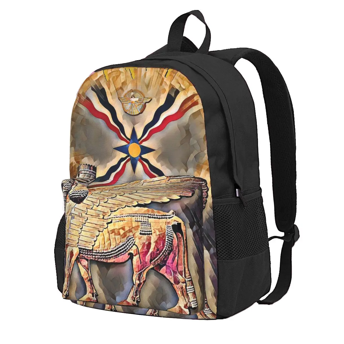 Luxury Assyrian Suryoyo Flag Student Backpack School Bag Hiking Travel Daypack for Boys Girls Fashion Bookbag Shoulder Bags
Luxury Assyrian Suryoyo Flag Student Backpack School Bag Hiking Travel Daypack for Boys Girls Fashion Bookbag Shoulder Bags
