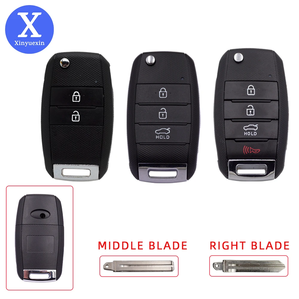XINYUEXIN Replacement Car Key Case Fob for KIA Rio K2 K3 K5 Sorento Forte Optima Remote Key Shell Case Flip Folding 2 3 4 Button
XINYUEXIN Replacement Car Key Case Fob for KIA Rio K2 K3 K5 Sorento Forte Optima Remote Key Shell Case Flip Folding 2 3 4 Button