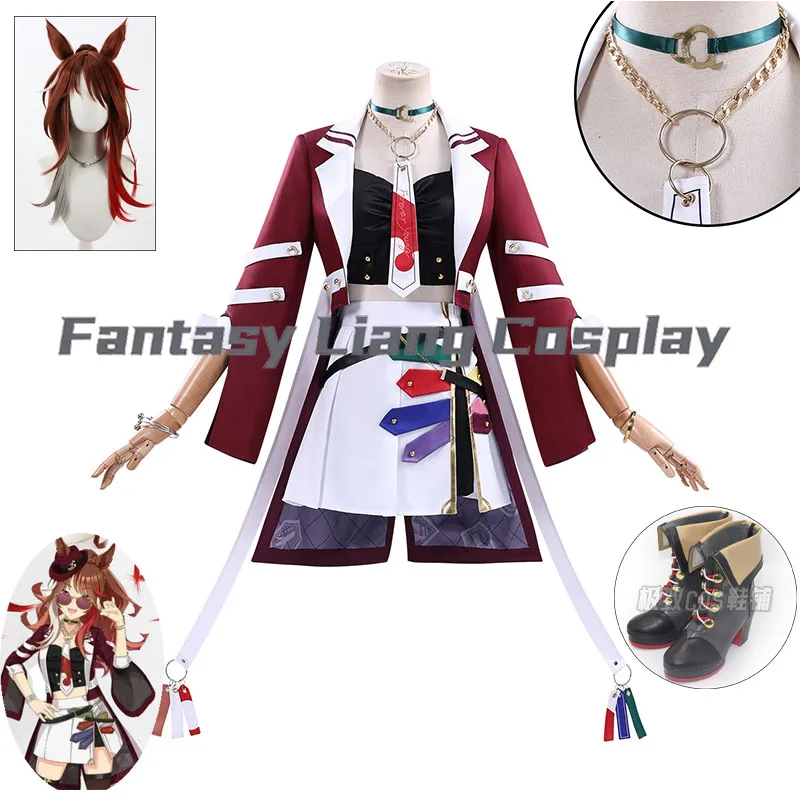 Anime Pretty Derby Forever Young Cosplay Costumes Wig Ears Role Play Clothing Halloween Carnival Party Outfit Comic Con Costumes
Anime Pretty Derby Forever Young Cosplay Costumes Wig Ears Role Play Clothing Halloween Carnival Party Outfit Comic Con Costumes