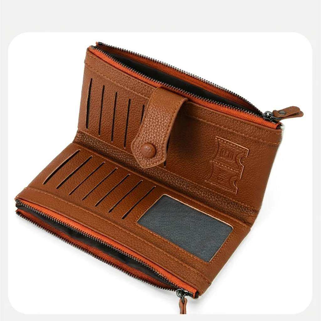 Lychee Partern Women's Long Bifold Wallet RFID Blocking PU Leather Coin Purse Large Capacity Zipper Phone Card Holder Money Bag
Lychee Partern Women's Long Bifold Wallet RFID Blocking PU Leather Coin Purse Large Capacity Zipper Phone Card Holder Money Bag