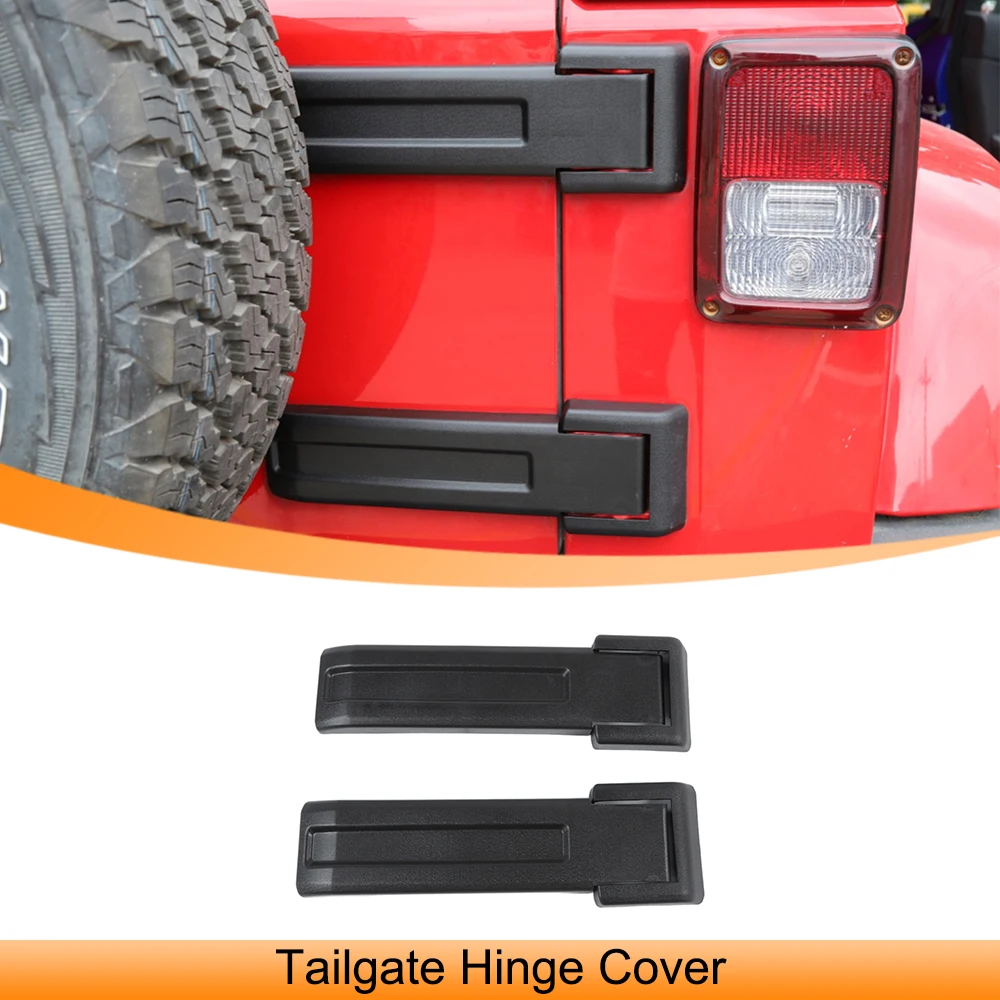 Rear Tailgate Hinge Covers for Jeep Wrangler JK 2007-2017 Spare Tire Mount Hinge Decoration Cover Trim Car Exterior Accessories
Rear Tailgate Hinge Covers for Jeep Wrangler JK 2007-2017 Spare Tire Mount Hinge Decoration Cover Trim Car Exterior Accessories