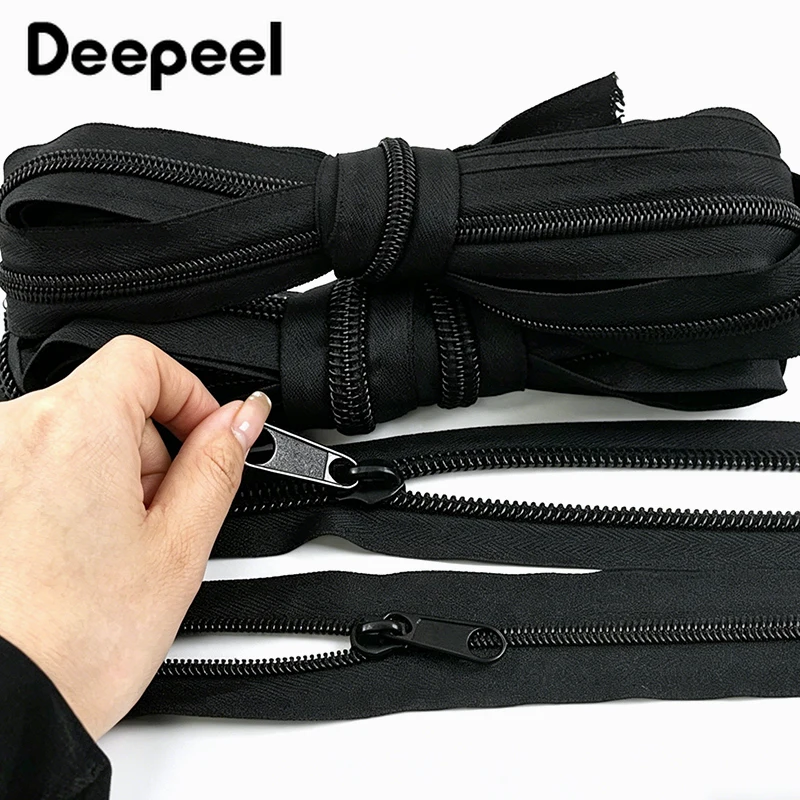 3-10Meter 3#5#8#10# Black Nylon Zipper with Sliders Plastic Coil Long Zip Roll for Bags Tent Coat Backpack Sewing DIY Repair Kit
3-10Meter 3#5#8#10# Black Nylon Zipper with Sliders Plastic Coil Long Zip Roll for Bags Tent Coat Backpack Sewing DIY Repair Kit