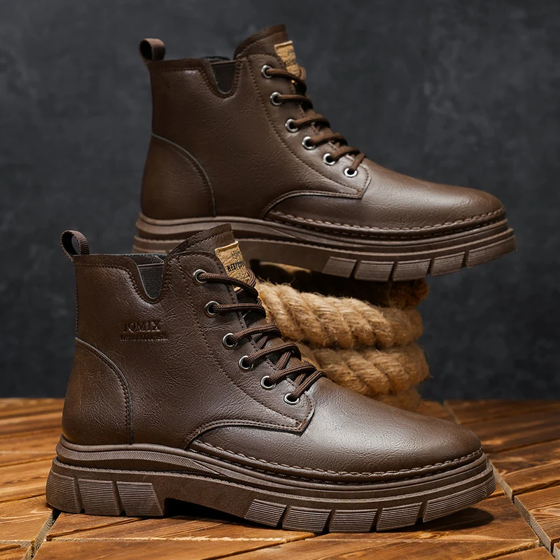 2025 зимние мужские ботинки, модная мужская обувь, британские ботинки-карго, уличная универсальная повседневная обувь больших размеров, мужская обувь, ботильоны
2025 зимние мужские ботинки, модная мужская обувь, британские ботинки-карго, уличная универсальная повседневная обувь больших размеров, мужская обувь, ботильоны