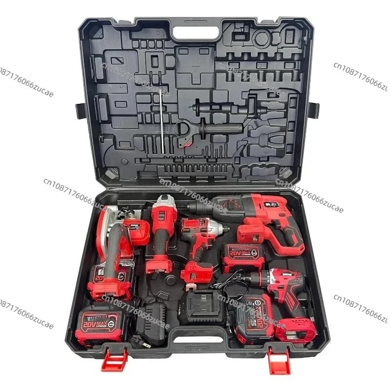 Factory Price Popular 20V Power Tools Kits Combo Cordless Impact Wrench Angle Grinder Hammer Drill Set Electric Tool Kit
Factory Price Popular 20V Power Tools Kits Combo Cordless Impact Wrench Angle Grinder Hammer Drill Set Electric Tool Kit