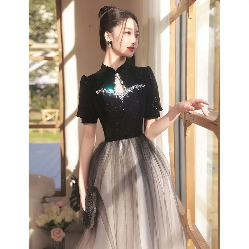Yourqipao Chinese Cheongsams Evening Dress for Women 2023 Ceremony Banquet Temperament Formal Prom Gowns Cocktail Party Dresses
Yourqipao Chinese Cheongsams Evening Dress for Women 2023 Ceremony Banquet Temperament Formal Prom Gowns Cocktail Party Dresses