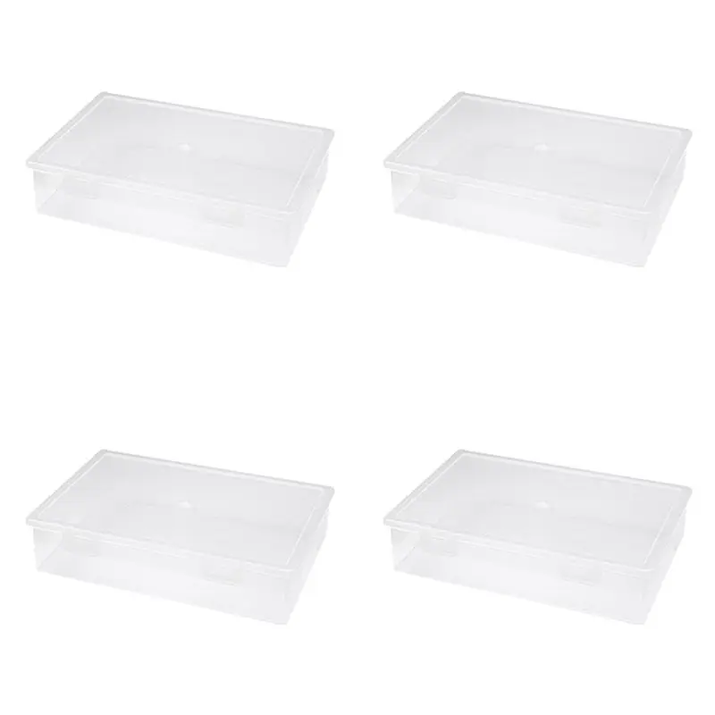 ABIJ-4X Plastic File Organizer Transparent Square Storage Box Storage Box File Storage Box S
ABIJ-4X Plastic File Organizer Transparent Square Storage Box Storage Box File Storage Box S