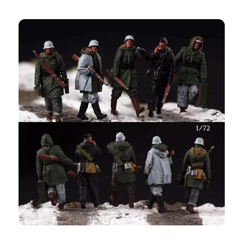 1:72 Scale Resin Material Type C German Winter March 5 Soldiers Suitable For Tank Scenes Collectible Decorative Gifts Display
1:72 Scale Resin Material Type C German Winter March 5 Soldiers Suitable For Tank Scenes Collectible Decorative Gifts Display