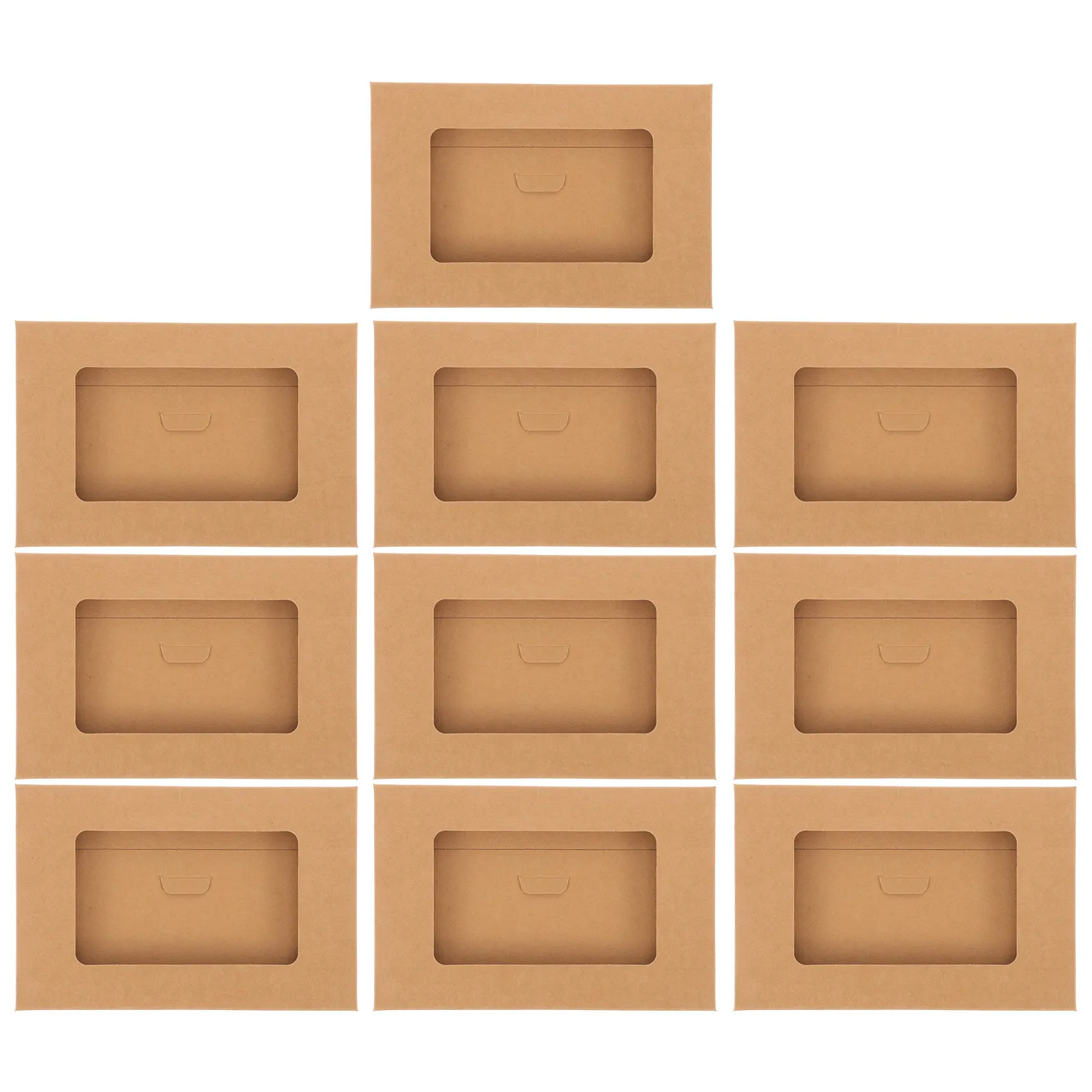 10Pcs Postcard Boxes Kraft Paper Envelop Storage Container Open Window Mailing Letters Packaging Box Envelop Box
10Pcs Postcard Boxes Kraft Paper Envelop Storage Container Open Window Mailing Letters Packaging Box Envelop Box