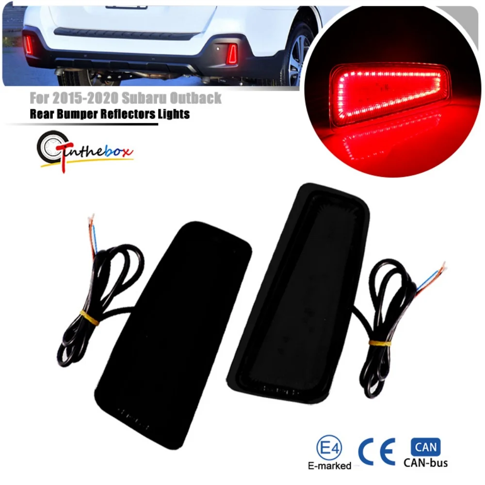 Красный светодиодный отражатель заднего бампера автомобиля в сборе для Subaru Outback 2015-2020, функция заднего/стоп-сигнала, задний противотуманный фонарь 12 В
Красный светодиодный отражатель заднего бампера автомобиля в сборе для Subaru Outback 2015-2020, функция заднего/стоп-сигнала, задний противотуманный фонарь 12 В