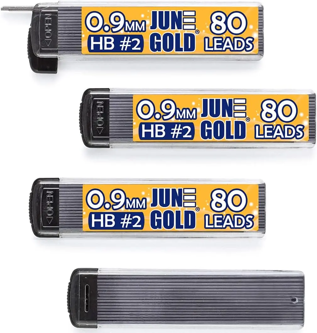 320-Pack 0.9mm HB #2 Lead Refills, 80 per Dispenser, Break Resistant, Compatible with 1.0mm Pencils
320-Pack 0.9mm HB #2 Lead Refills, 80 per Dispenser, Break Resistant, Compatible with 1.0mm Pencils