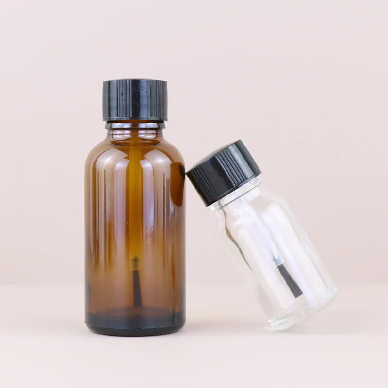 Amber / Clear Refillable Nail Polish Bottles 5ml 10ml 15ml 20ml 30ml Touch Up Storage Pots With Brush Cap DIY Crafts Container
Amber / Clear Refillable Nail Polish Bottles 5ml 10ml 15ml 20ml 30ml Touch Up Storage Pots With Brush Cap DIY Crafts Container