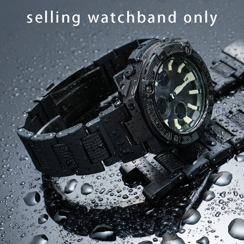 Для часов Casio GST-B100/W300/S120/S310/S140/400: модифицированный легкий пластиковый стальной ремешок/браслет для самостоятельной сборки (DIY)
Для часов Casio GST-B100/W300/S120/S310/S140/400: модифицированный легкий пластиковый стальной ремешок/браслет для самостоятельной сборки (DIY)
