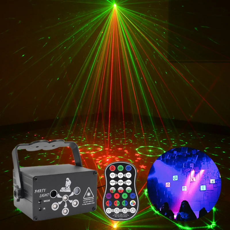 RGB Laser Light Holiday Stage Device DJ Disco Party Dance Lamp Professional Bar Club Stage Light for Party KTV Wedding
RGB Laser Light Holiday Stage Device DJ Disco Party Dance Lamp Professional Bar Club Stage Light for Party KTV Wedding