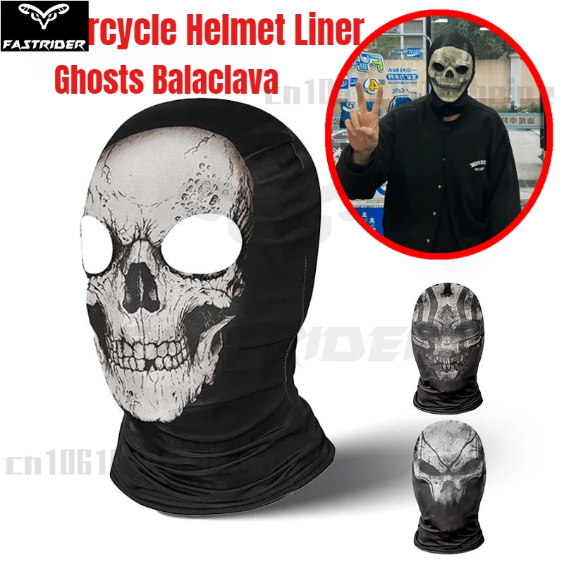 Motorcycle Skull Mask Ghosts Balaclava Men Helmet Liner Cycling Full Face Cover War Game Cosplay CS Player Headgear 
Motorcycle Skull Mask Ghosts Balaclava Men Helmet Liner Cycling Full Face Cover War Game Cosplay CS Player Headgear