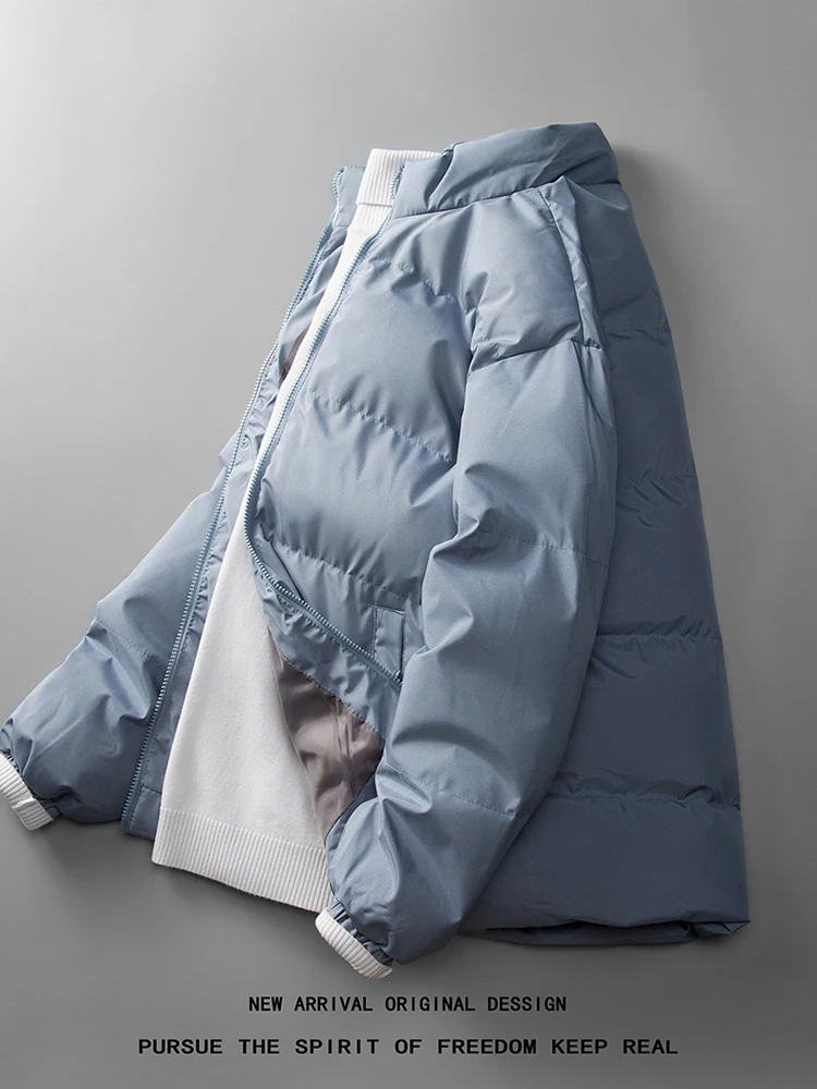 Мужская теплая пуховая хлопковая куртка с воротником-стойкой, свободная зимняя верхняя одежда, молодежное пальто Faion Long Sve на молнии
Мужская теплая пуховая хлопковая куртка с воротником-стойкой, свободная зимняя верхняя одежда, молодежное пальто Faion Long Sve на молнии