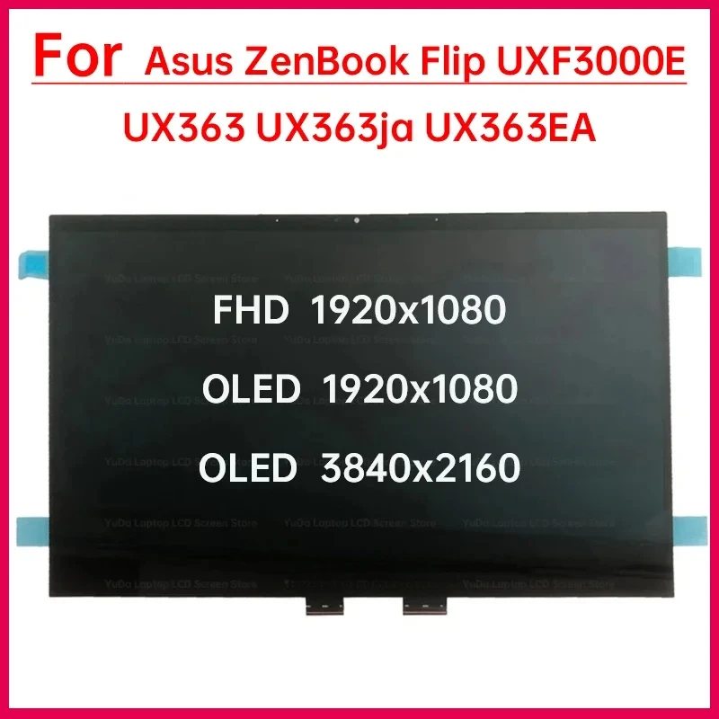 13.3" Laptop LCD Touch Screen For Asus ZenBook Flip UXF3000E UX363 UX363j UX363ja UX363EA Display Digitizer Assembly Replacement
13.3" Laptop LCD Touch Screen For Asus ZenBook Flip UXF3000E UX363 UX363j UX363ja UX363EA Display Digitizer Assembly Replacement