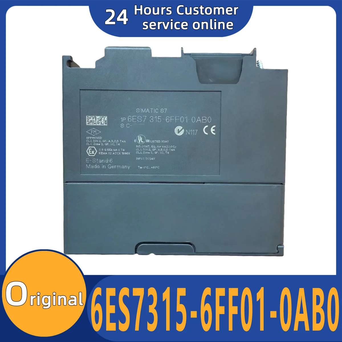 Brand new original module 6ES7315-6FF01-0AB0 6ES7315-2EH13-0AB0 6ES7315-2EH14-0AB0
Brand new original module 6ES7315-6FF01-0AB0 6ES7315-2EH13-0AB0 6ES7315-2EH14-0AB0