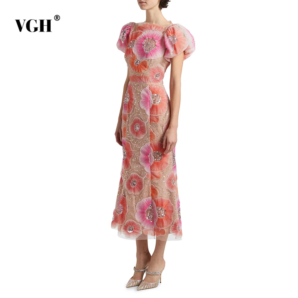 VGH Temperament Printing Slimming Dresses For Women Round Neck Short Sleeve High Waist Autumn Casual Dress Female Fashion New
VGH Temperament Printing Slimming Dresses For Women Round Neck Short Sleeve High Waist Autumn Casual Dress Female Fashion New