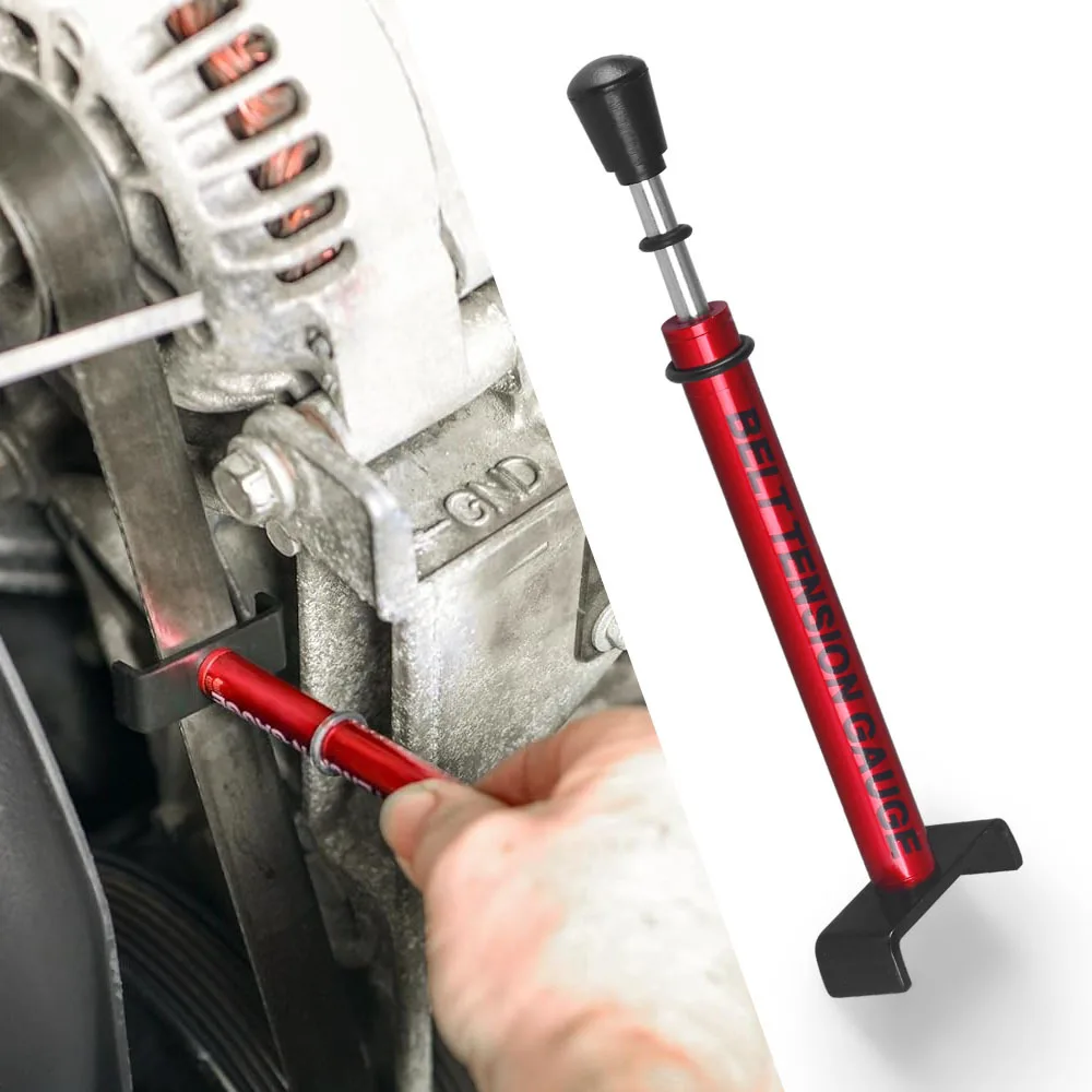 Belt Tension Gauge for Adjusting The Belt Tension with 10-lbs Drive After Belt Replacement, Adjustment or Wheel Service
Belt Tension Gauge for Adjusting The Belt Tension with 10-lbs Drive After Belt Replacement, Adjustment or Wheel Service